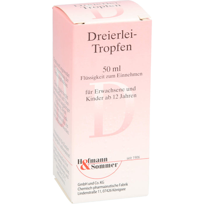 Hofmann & Sommer Dreierlei Tropfen, 50 ml Solution