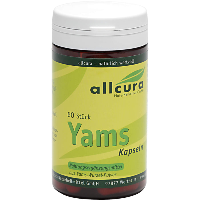 Allcura Yams Kapseln 250 mg Yamspulver, 60 St. Kapseln