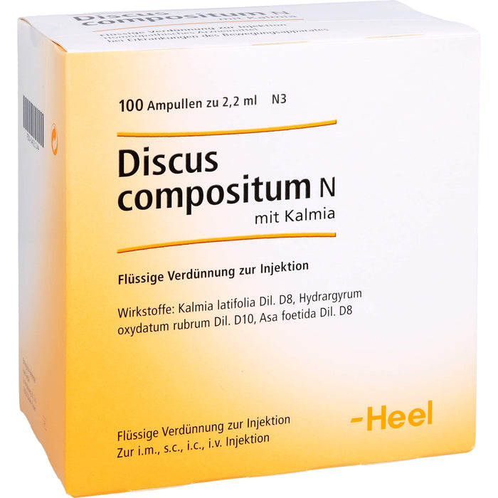 Heel Discus compositum N mit Kalmia flüssige Verdünnung, 100 St. Ampullen
