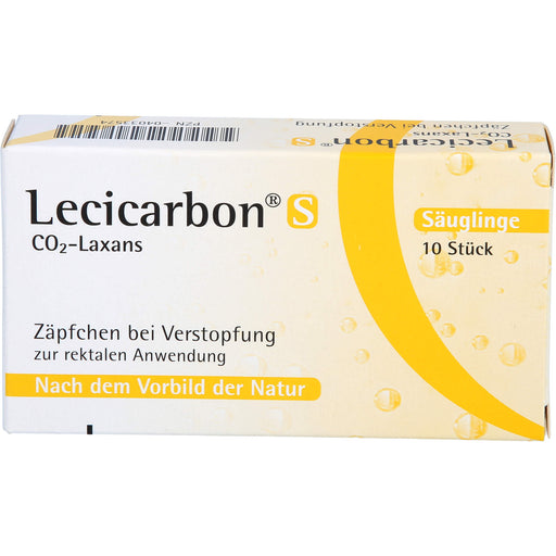 Lecicarbon  S CO2-Laxans (Säuglingszäpfchen), 10 St. Zäpfchen