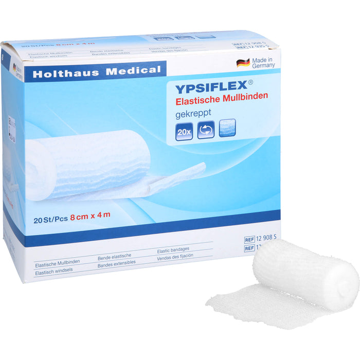 Elastische Mullbinde 8cmx4m, 20 pcs. Pack