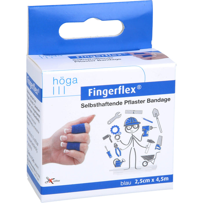 Fingerflex 2,5cmx4,5m blau, 1 pcs. Patch