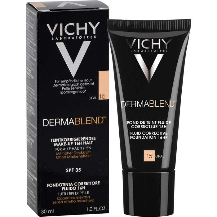 VICHY Dermablend teintkorrigierendes Make-up Fluid 15 Opal, 30 ml Solution