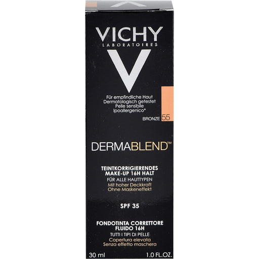 VICHY Dermablend teintkorrigierendes Make-up Fluid 55 Bronze, 30 ml Lösung