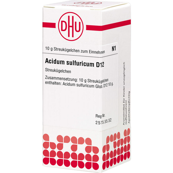 DHU Acidum sulfuricum D12 Streukügelchen, 10 g Globules