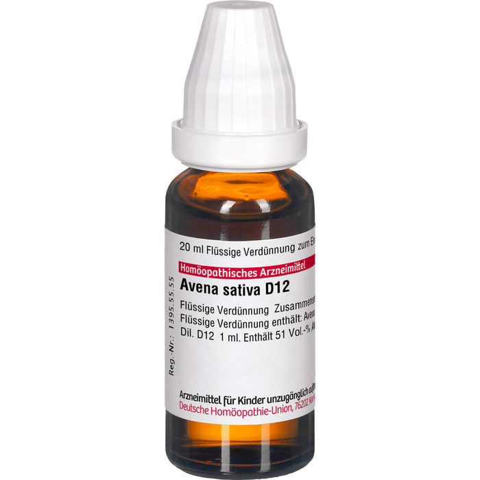Avena sativa D12 DHU Dilution, 20 ml Lösung