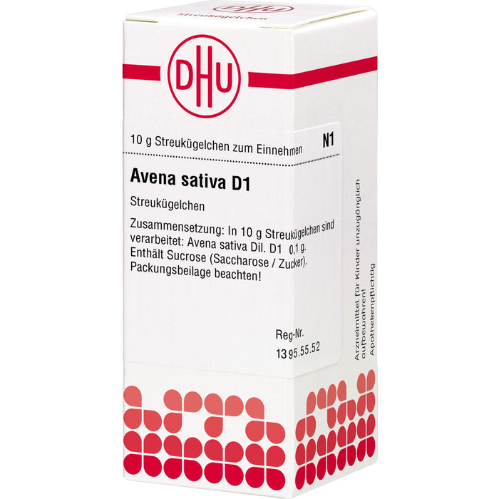Avena sativa D1 DHU Globuli, 10 g Globules