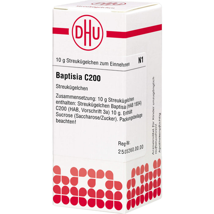 Baptisia C200 DHU Globuli, 10 g Globules