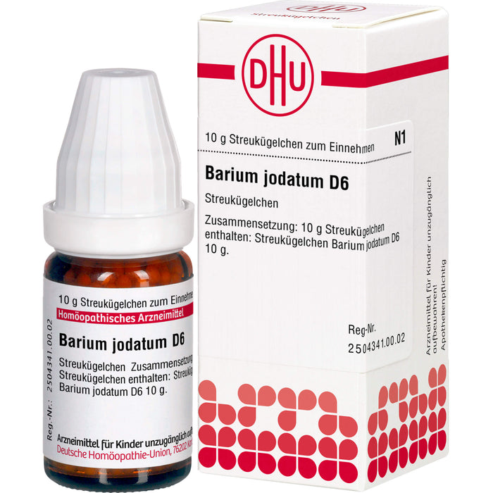 Barium jodatum D6 DHU Globuli, 10 g Globules