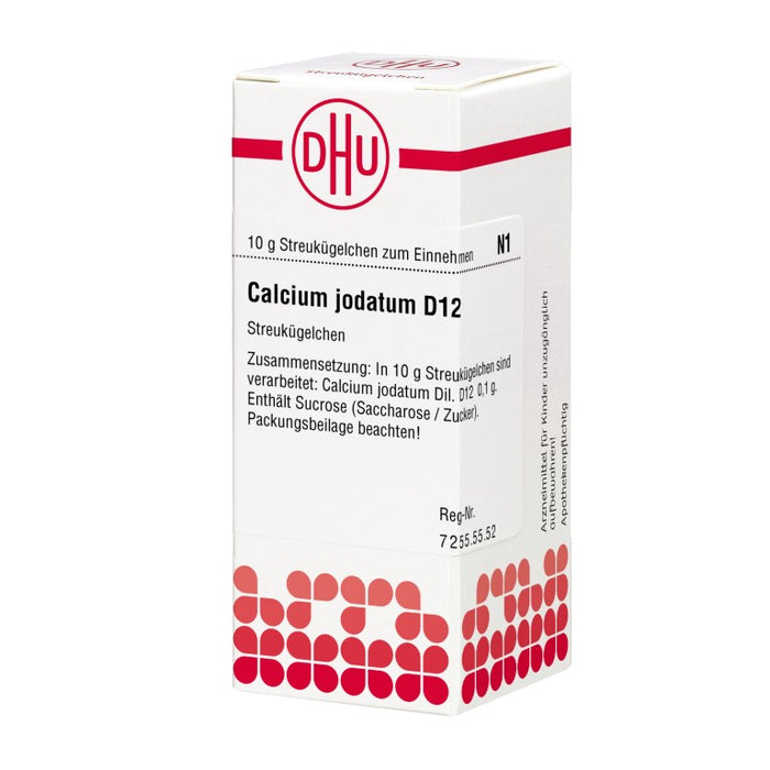 DHU Calcium jodatum D12 Streukügelchen, 10 g Globules