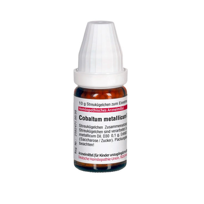 Cobaltum metallicum D30 DHU Globuli, 10 g Globules