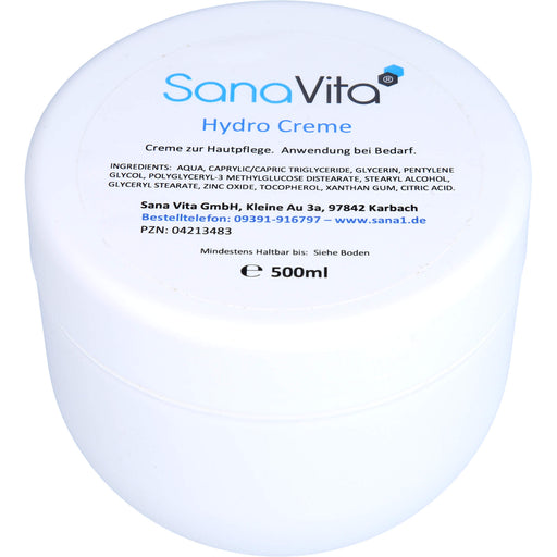 Sana Vita Hydro Creme, 500 ml Creme