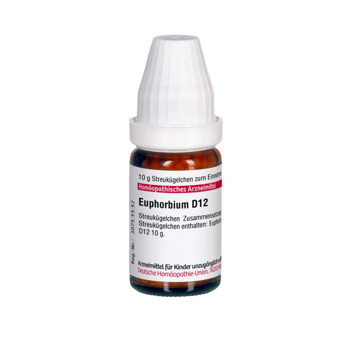 Euphorbium D12 DHU Globuli, 10 g Globules