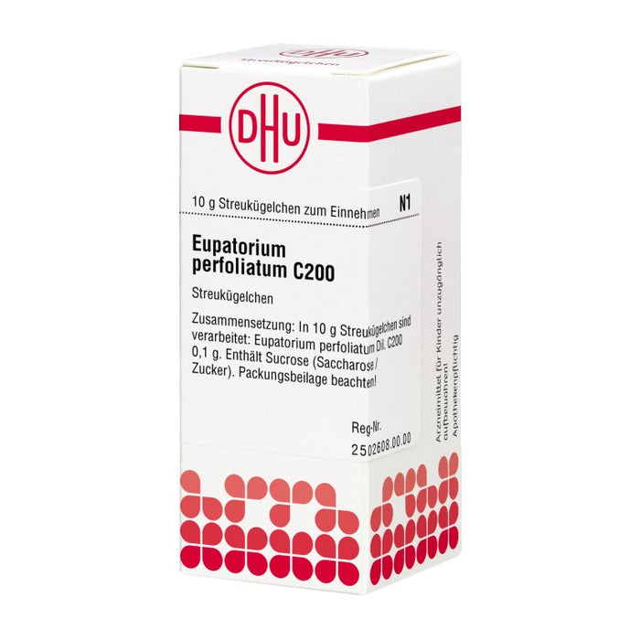 Eupatorium perfoliatum C200 DHU Globuli, 10 g Globules