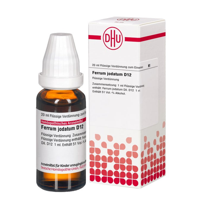 Ferrum jodatum D12 DHU Dilution, 20 ml Solution