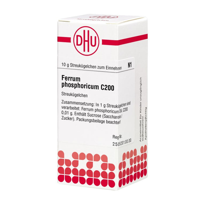 DHU Ferrum phosphoricum C200 Streukügelchen, 10 g Globules
