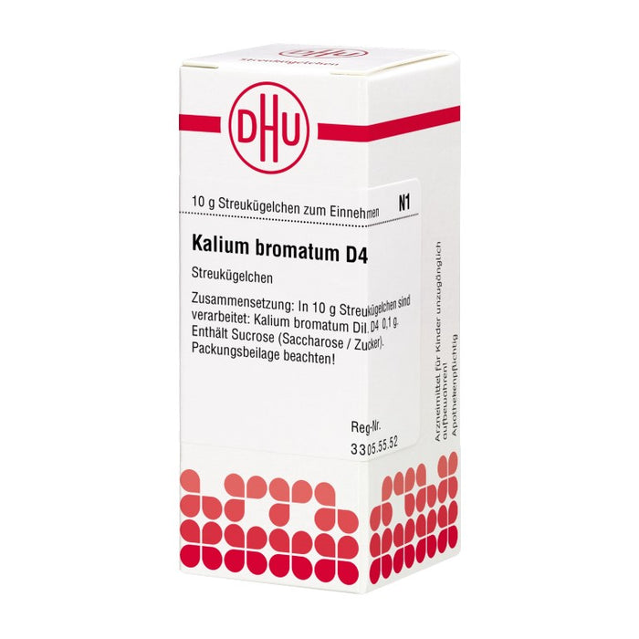 Kalium bromatum D4 DHU Globuli, 10 g Globules