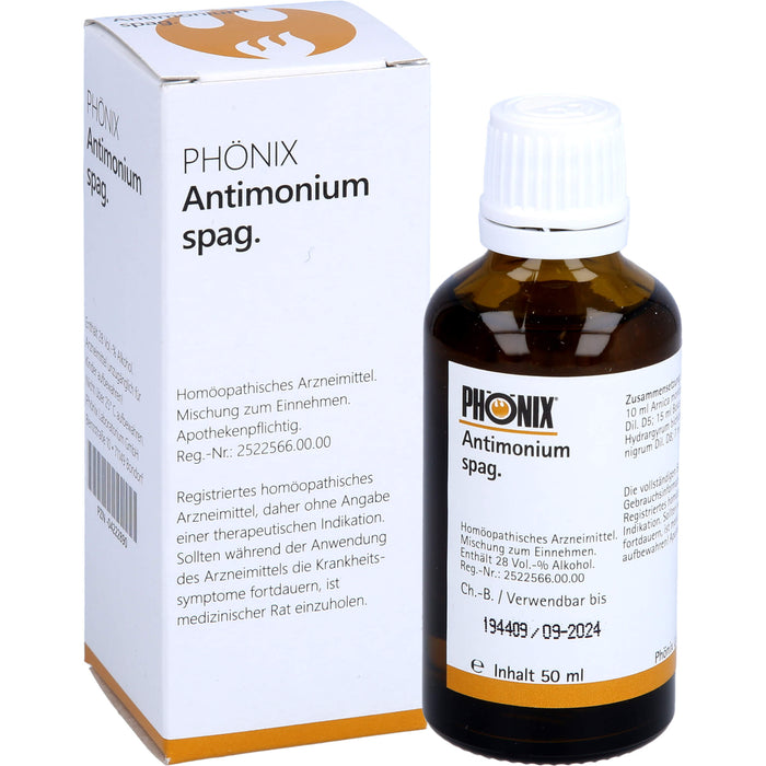 Phönix antimonium spag. Tropfen, 50 ml Lösung
