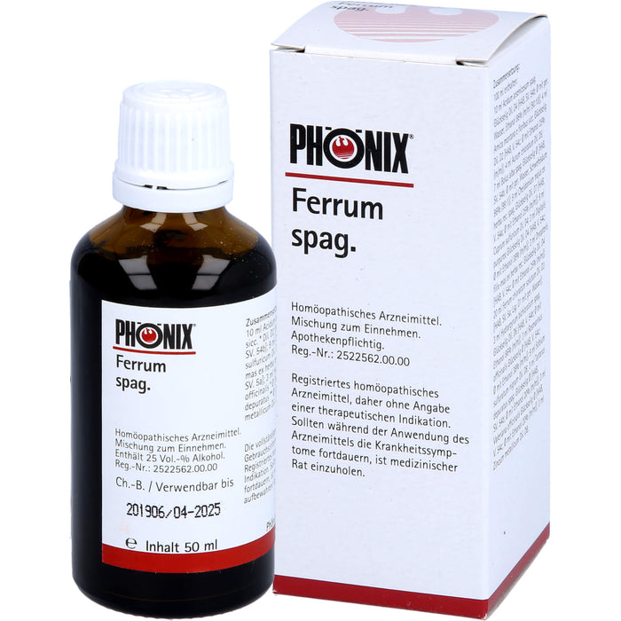 PHÖNIX Ferrum spag. Mischung, 50 ml Solution
