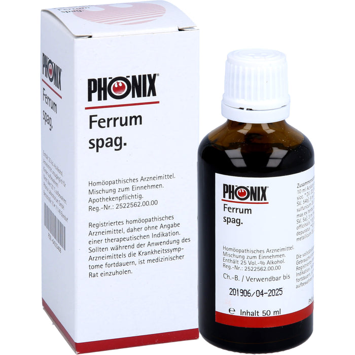 PHÖNIX Ferrum spag. Mischung, 50 ml Solution
