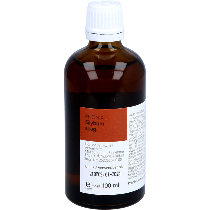Phönix Silybum Spag. Tropfen, 100 ml Mélange
