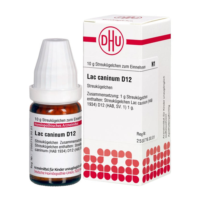Lac caninum D12 DHU Globuli, 10 g Globules