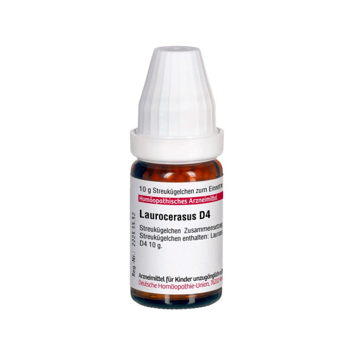 Laurocerasus D4 DHU Globuli, 10 g Globules