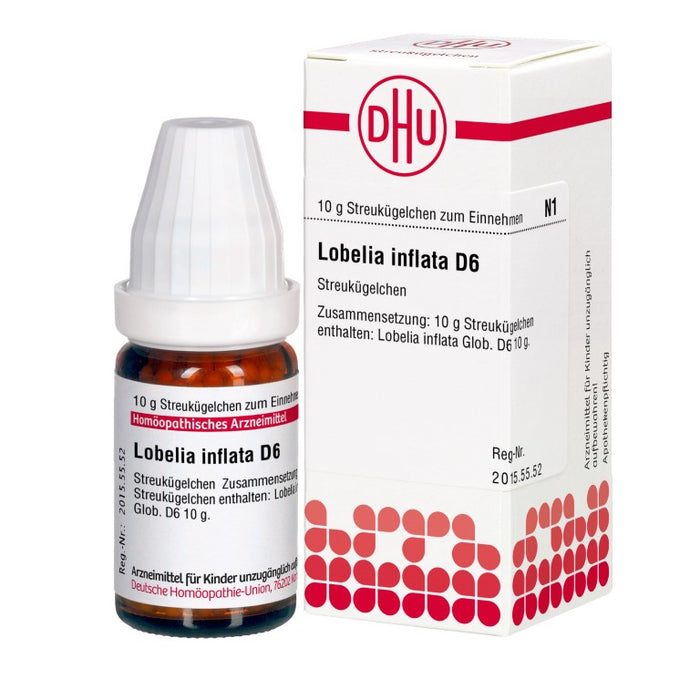 Lobelia inflata D6 DHU Globuli, 10 g Globules