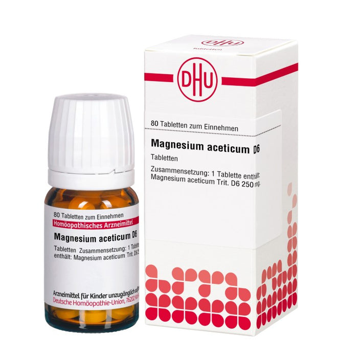 Magnesium aceticum D6 DHU Tabletten, 80 pc Tablettes