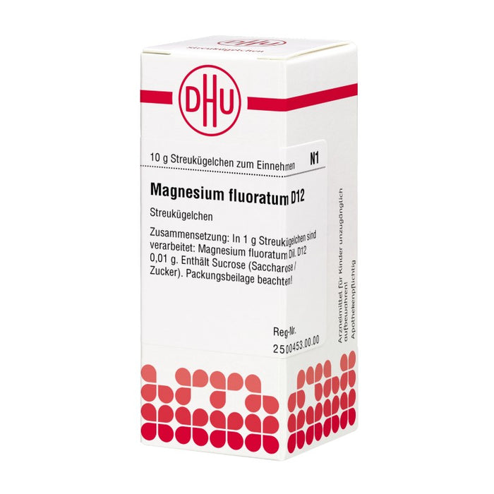 Magnesium fluoratum D12 DHU Globuli, 10 g Globules