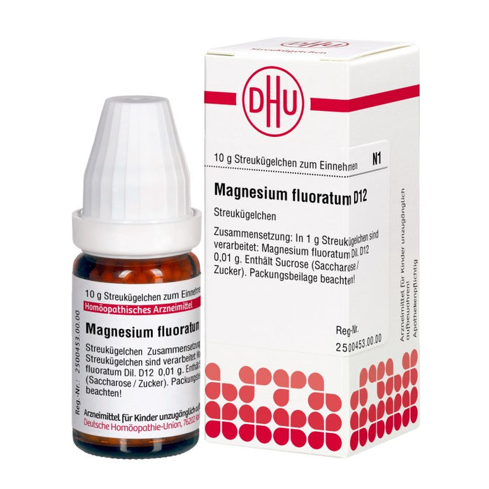 Magnesium fluoratum D12 DHU Globuli, 10 g Globules