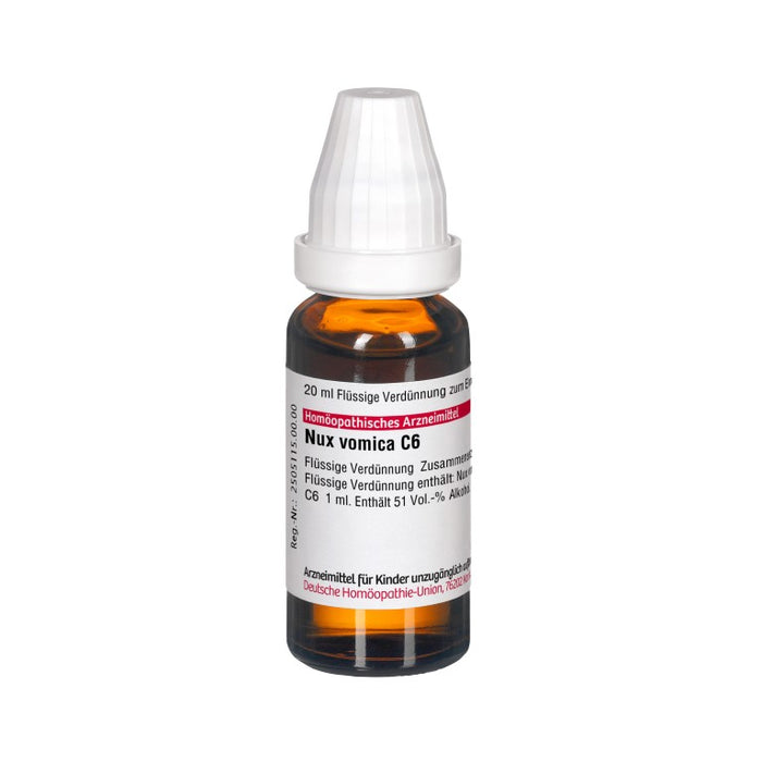 DHU Nux vomica C6 Dilution, 20 ml Solution