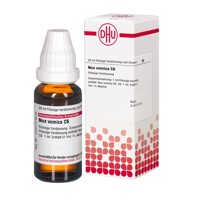 DHU Nux vomica C6 Dilution, 20 ml Solution