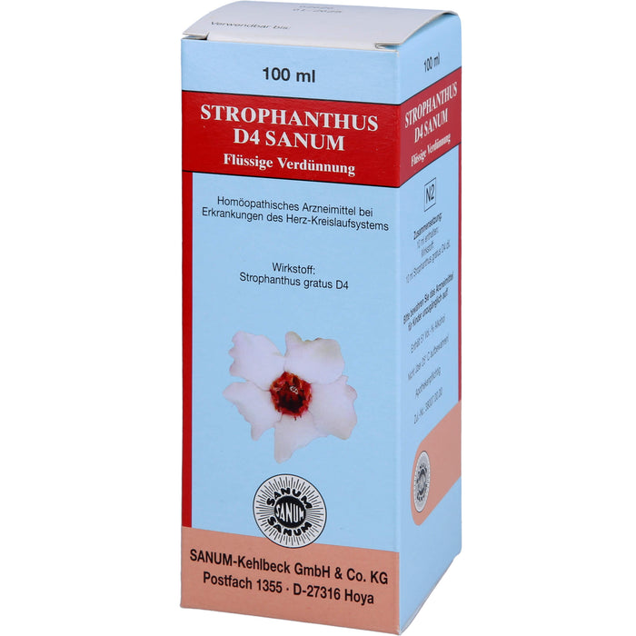 SANUM-KEHLBECK Strophanthus D4 Sanum flüssige Verdünnung bei Erkrankungen des Herz-Kreislaufsystems, 100 ml Solution