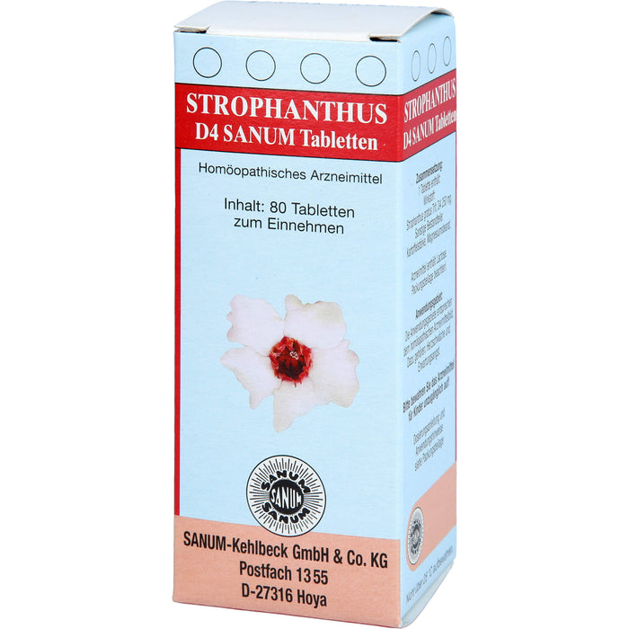 SANUM-KEHLBECK Strophanthus D4 Sanum Tabletten, 80 pcs. Tablets