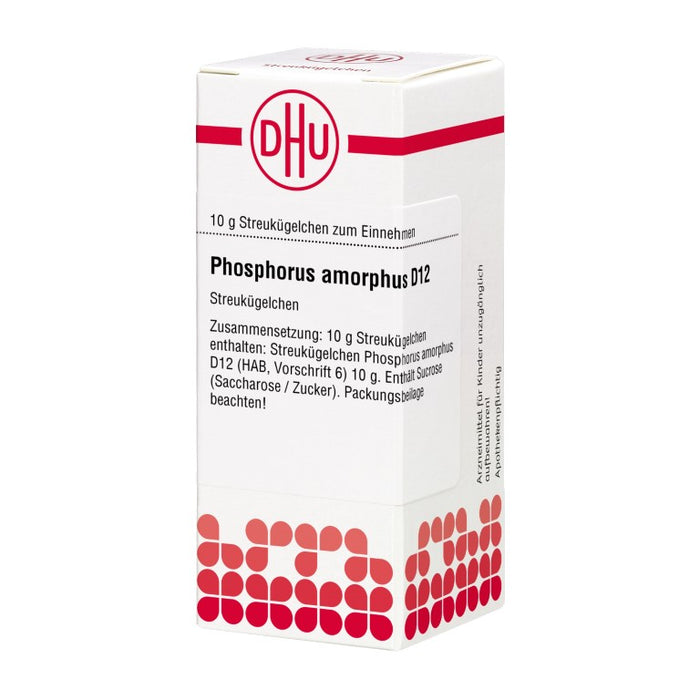 Phosphorus amorphus D12 DHU Globuli, 10 g Globules