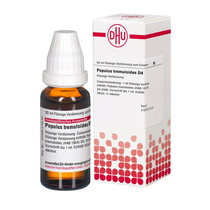 Populus tremuloides D4 DHU Dilution, 20 ml Solution