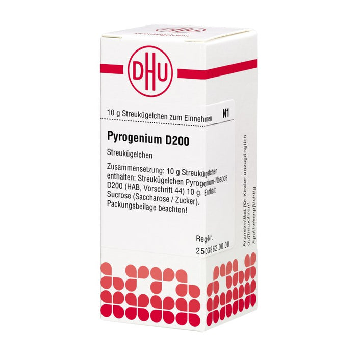 Pyrogenium D200 DHU Globuli, 10 g Globules