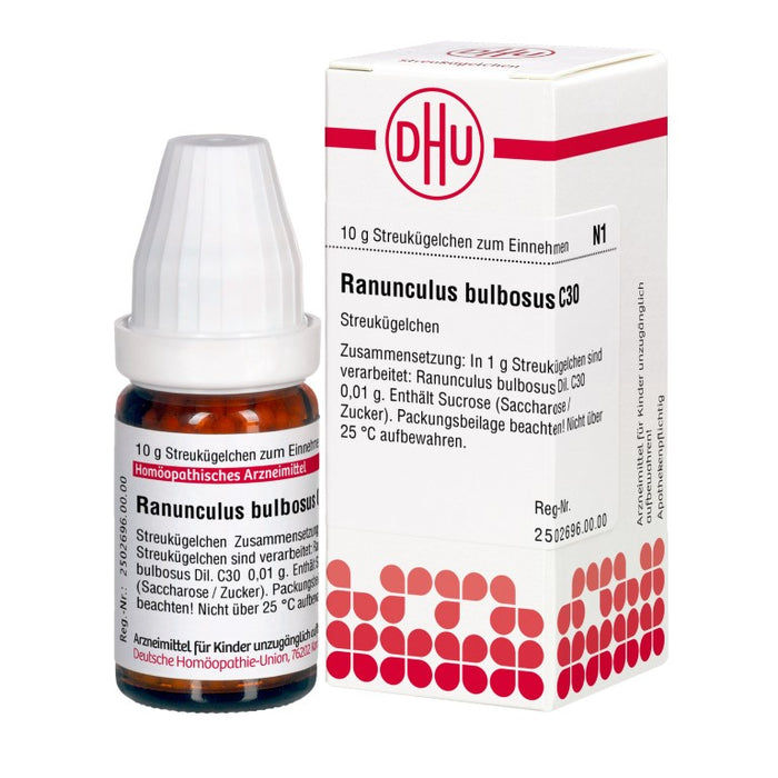 Ranunculus bulbosus C30 DHU Globuli, 10 g Globules