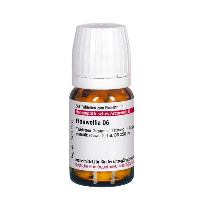 Rauwolfia D6 DHU Tabletten, 80 pcs. Tablets