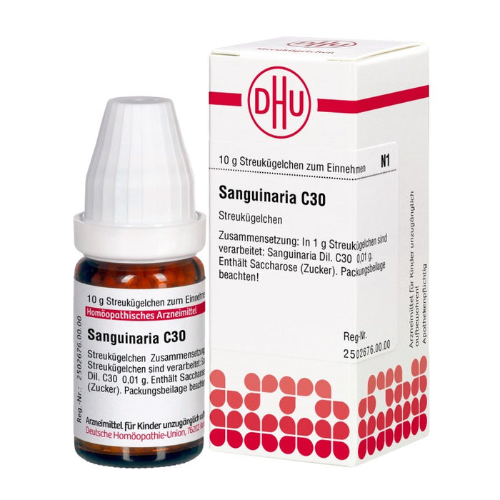 Sanguinaria C30 DHU Globuli, 10 g Globules