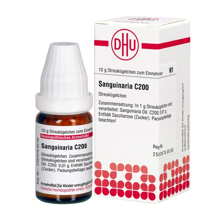 Sanguinaria C200 DHU Globuli, 10 g Globules