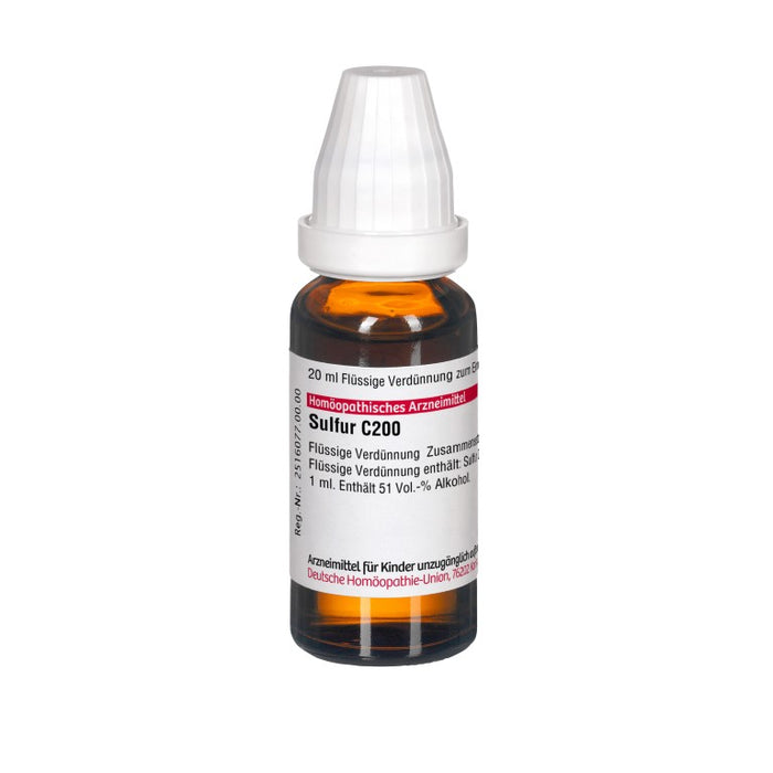 DHU Sulfur C200 Dilution, 20 ml Solution