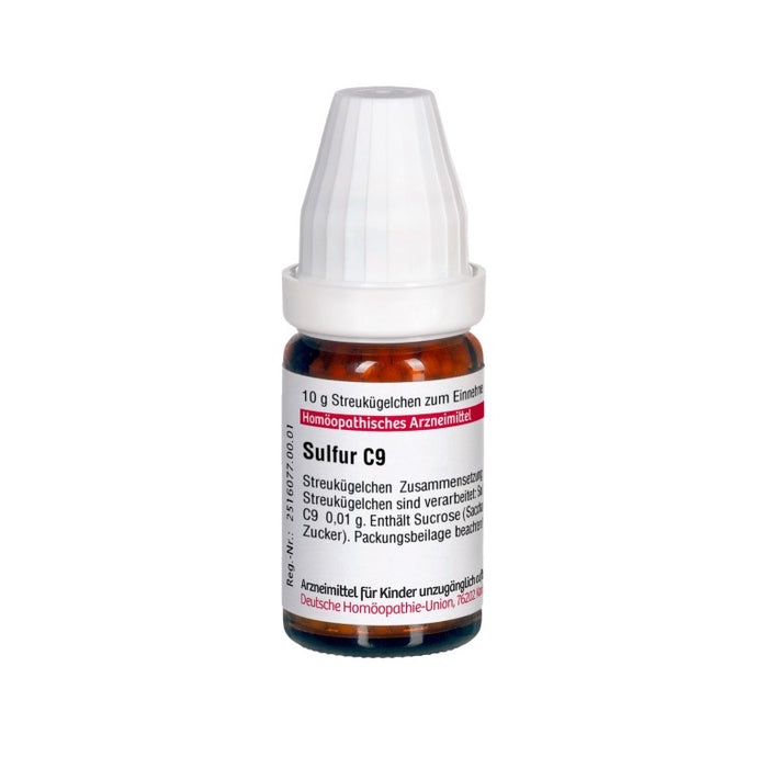 Sulfur C9 DHU Globuli, 10 g Globules
