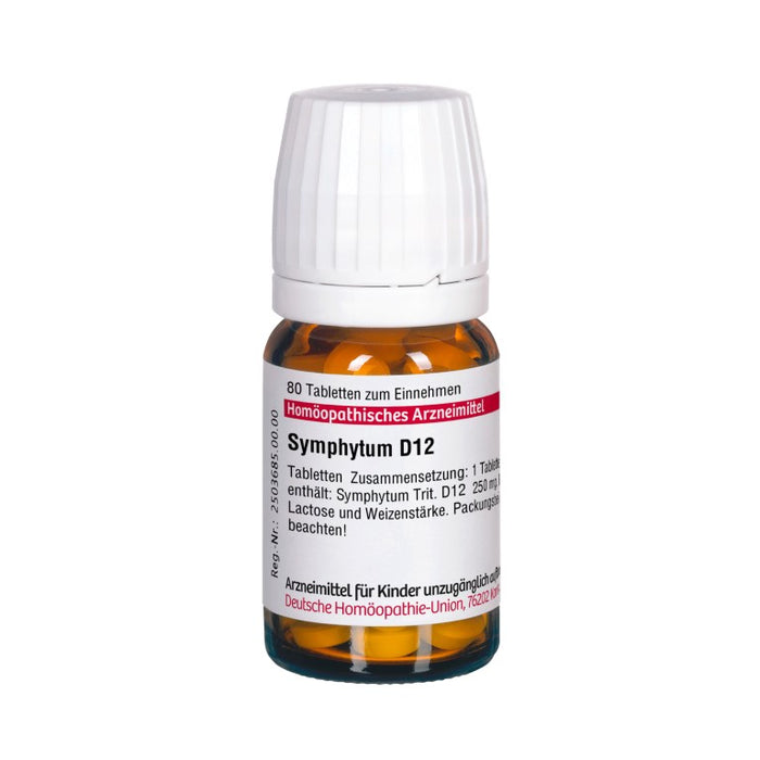 Symphytum D12 DHU Tabletten, 80 pc Tablettes
