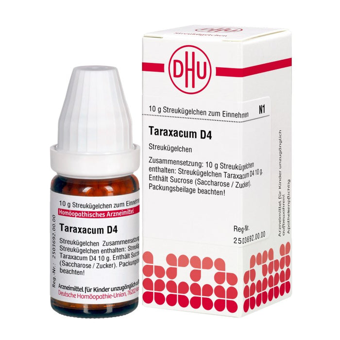 Taraxacum D4 DHU Globuli, 10 g Globules