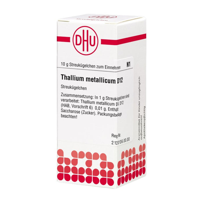 Thallium metallicum D12 DHU Globuli, 10 g Globules