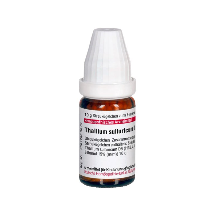 Thallium sulfuricum D6 DHU Globuli, 10 g Globules