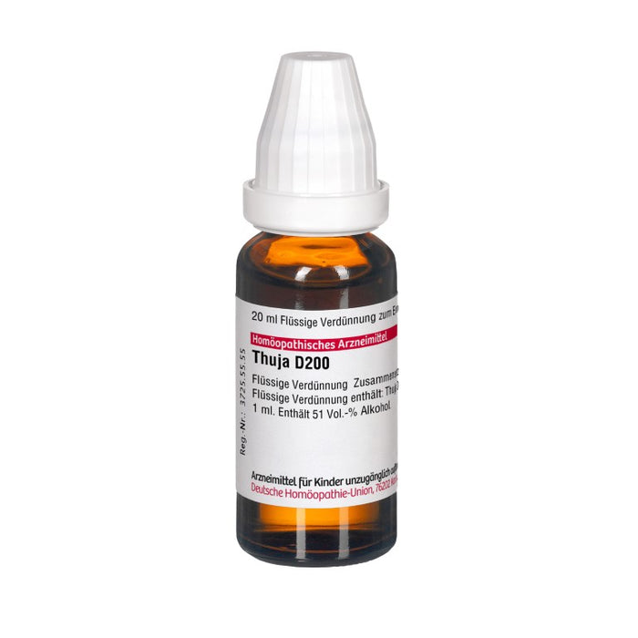 DHU Thuja D200 Dilution, 20 ml Solution