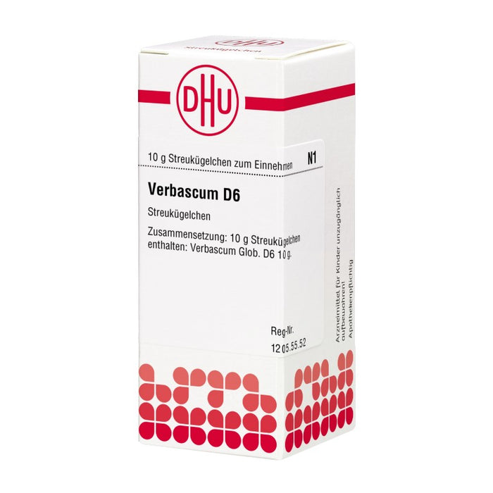 Verbascum D6 DHU Globuli, 10 g Globules